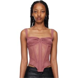 Miaou Deville Corset in Currant